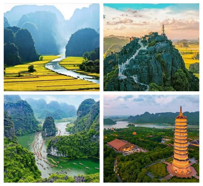 2-Day Ninh Binh Tour with Accommodation & Meals, Small Group - Day 1: Hoa Lu temples, Tam Coc caves, and Mua Cave’s 500 steps