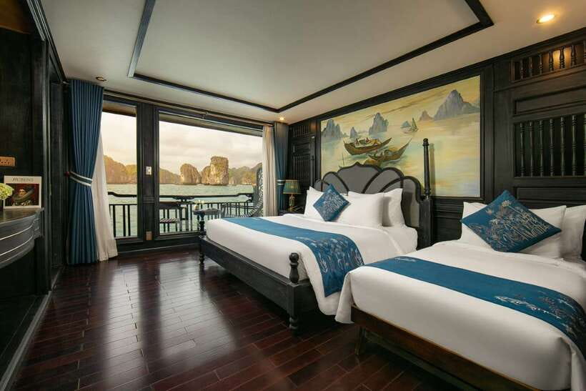 3 Day - Hanoi City Tour - Lan Ha Bay 5 Star Cruise & Balcony - Your 5-star balcony cruise: cabin comfort and the upside of staying onboard