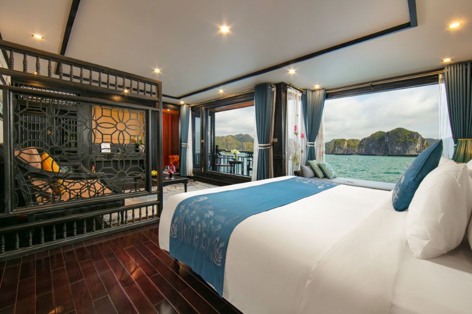 3 Day - Hanoi City Tour - Lan Ha Bay 5 Star Cruise & Balcony - Lan Ha Bay highlights on Day 2: Ao Ech, kayaking, swimming, and sunset views