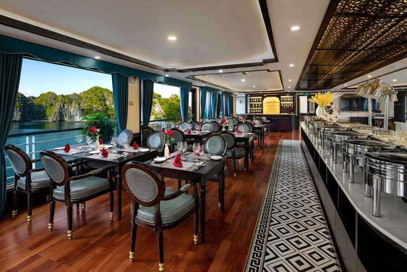 3-Day Lan Ha Bay & Viet Hai 5★ Cruise + Free Hanoi Pickup - Day 1 in Ha Long: Dark and Bright Caves, plus kayaking or bamboo boat at water level