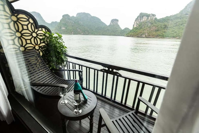 3-Day Lan Ha Bay & Viet Hai 5★ Cruise + Free Hanoi Pickup - Cabins and comfort on a 5-star cruise: bigger bathrooms, room service, and views