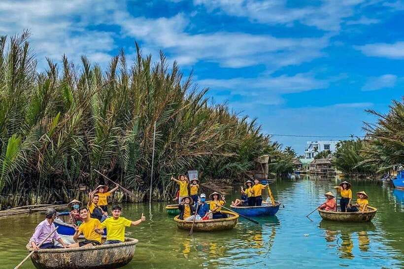 40 Minutes - Basket Boat Ride in the Water Coconut forest - Coconut Waters and a Basket Boat That Feels Like Local Work