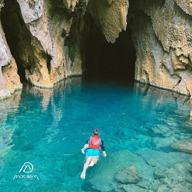 Abandoned Valley Adventure - E Cave & Golden Cave - 1D - E Cave Swim and SUP: Turquoise Water Meets Cave Safety