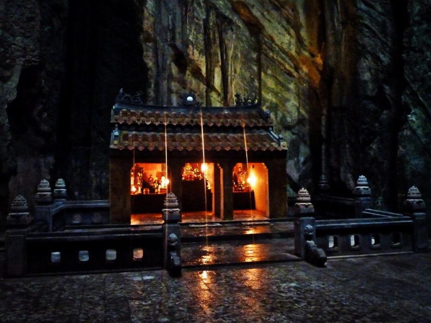 Am Phu Cave, Marble and Monkey Mountain Fullday tour - Morning pickup: from Hoi An to Da Nang without wasting time