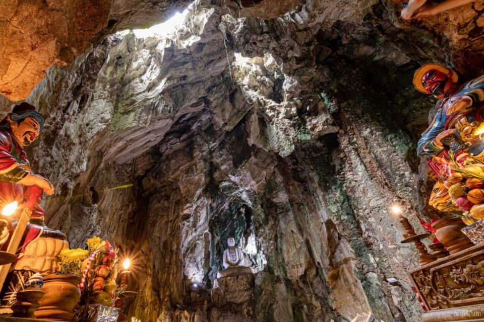 Am Phu Cave, Marble and Monkey Mountain Fullday tour - Monkey Mountain: steps to the panorama, plus Linh Ung pagoda