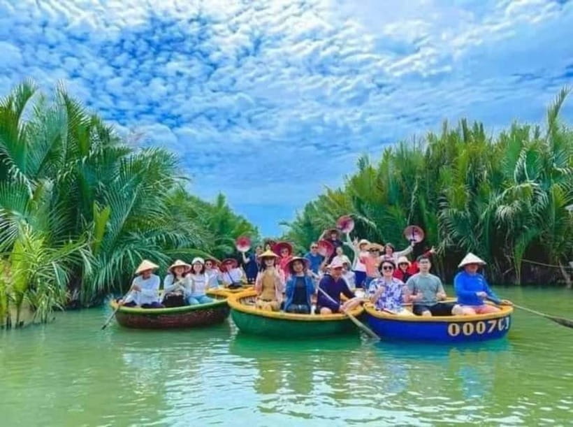 CAM THANH ECOTOUR - LANTERN - MY SON HOLYLAND FULL DAY TOUR - Thu Bon River Sunset Boat Ride Back to Hoi An