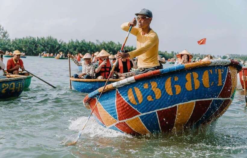 Coconut Boat Hoi An - Where Exactly You Go: Coconut Island Đảo Dừa Xanh and the Grab Trap