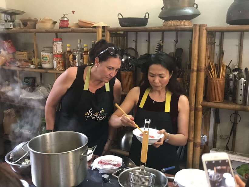 Cooking Class at Green Bamboo - Picking your menu from 50 Vietnamese recipes
