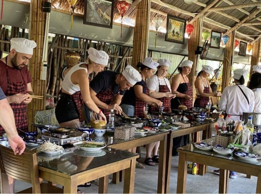 Cooking Class w Phở and Market & Basket Boat Ride in Hoi An - Hands-on cooking class: making Vietnamese dishes the real way