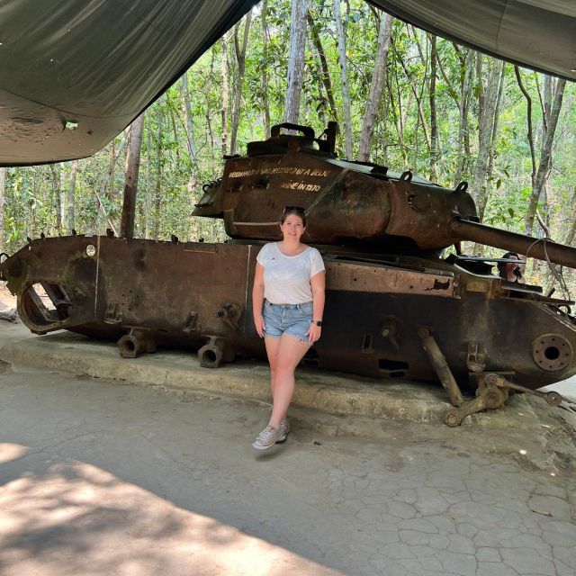 Cu Chi Tunnels and Mekong Delta Adventure 1 day - The tunnel crawl break: tapioca, pandan tea, and a reality check