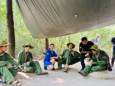 Cu Chi Tunnels Guided Tour: Vietnam War History Half-Day - Your guide in the front seat: war stories you can follow