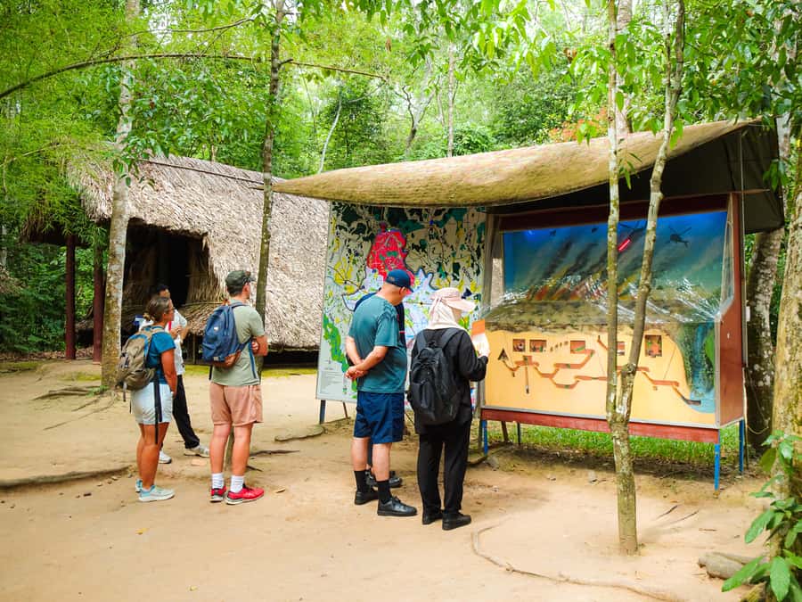 Cu Chi Tunnels Guided Tour: Vietnam War History Half-Day - Snacks, tea, and the artsy restroom stop