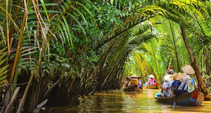 Cu Chi Tunnels & Mekong Delta Full-Day Tour from HCM City - Mekong Delta by rowing boat: slow water, real textures