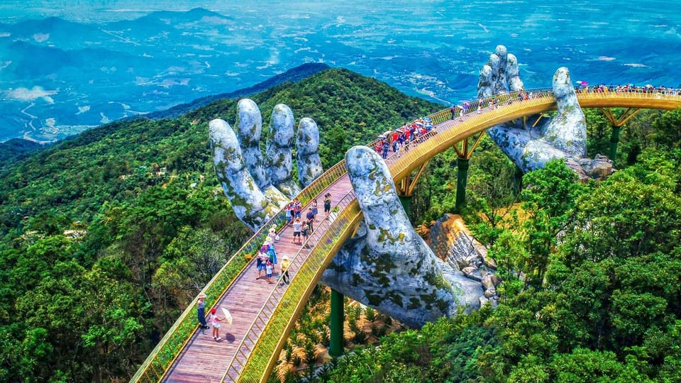 Da Nang: Ba Na Hills Cable Car and Golden Bridge Small Group - French Village and Le Jardin D’Amour: Europe-Style Stops Up the Mountain