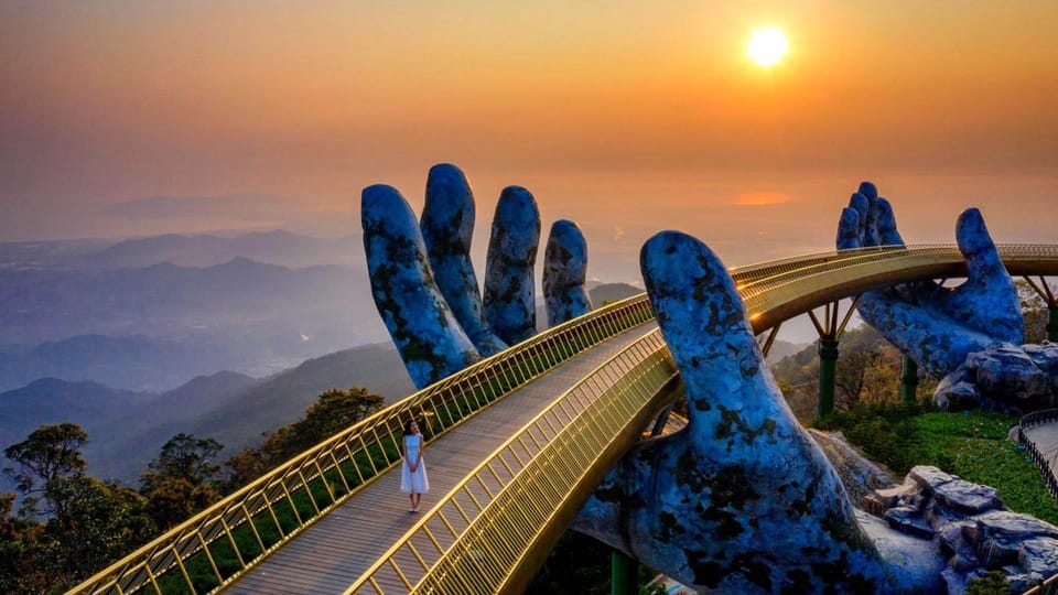 Da Nang: Ba Na Hills Entry with Cable Car and Lunch Option - Linh Ung Pagoda: big statue, calm setting