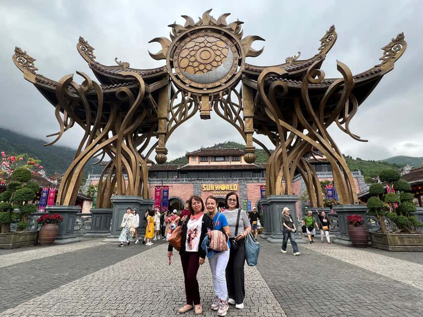 DA NANG Ba Na Hills, Golden Bridge, Cable Cars PRIVATE TOUR - Lunar Castle and Eclipse Square: Entertainment With Purpose