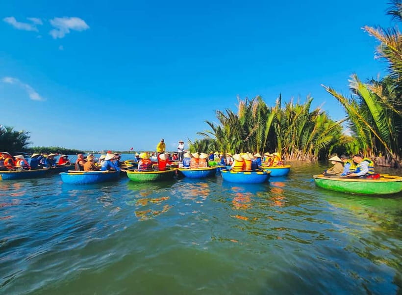 Da Nang : Basket Boat Ride - Hoi An City - Release Lantern - From Da Nang or Hoi An to Cam Thanh’s Coconut Waterways
