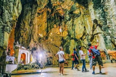 Da Nang: Marble Mountain, Monkey Mountain & Am Phu Cave Tour - First stop on Son Tra: Linh Ung Pagoda and the Lady Buddha views