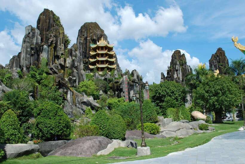 Da Nang : Marble Mountains - Monkey Mountains Half Day Tour - Marble Mountains: caves, temples, and the step-count reality