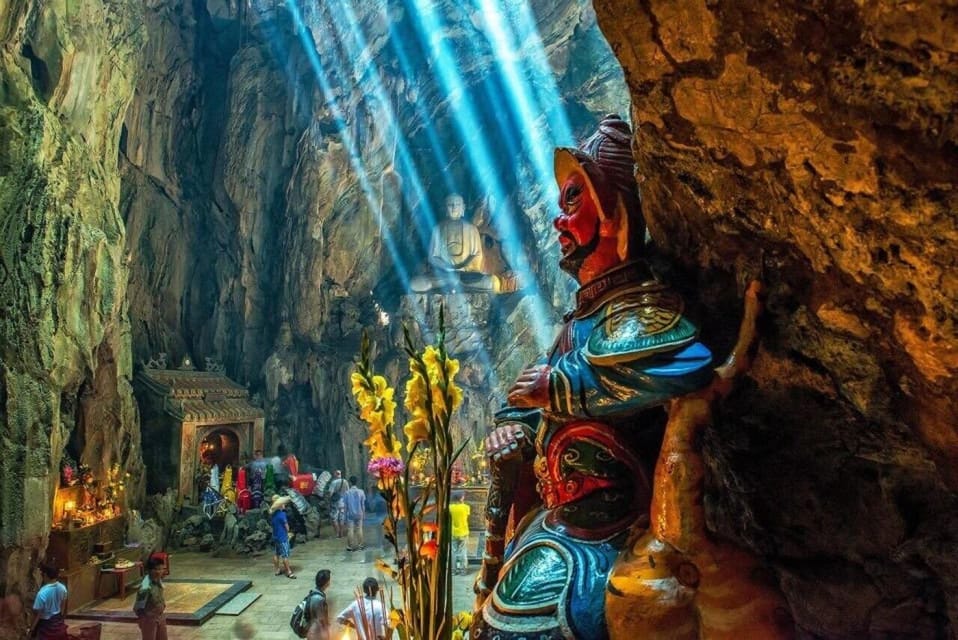 Da Nang : Marble Mountains - Monkey Mountains Half Day Tour - Van rides, pickup zones, and how not to lose time