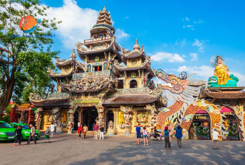 Dalat Amazing Tour - The pagoda with a 49m dragon made from bottles