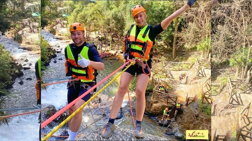 Dalat: Canyoning Extreme Adventure Vietnam - The 70m Zipline: High-Speed Fun Without the Guesswork