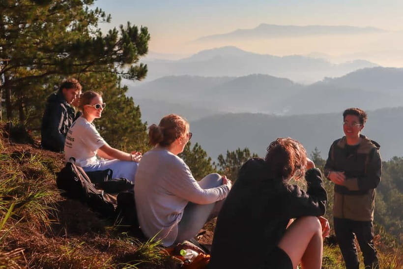 Dalat: Cloud Chasing packaged hike - Sunrise Pickup Included - Coffee, toast, and artichoke tea on the mountaintop