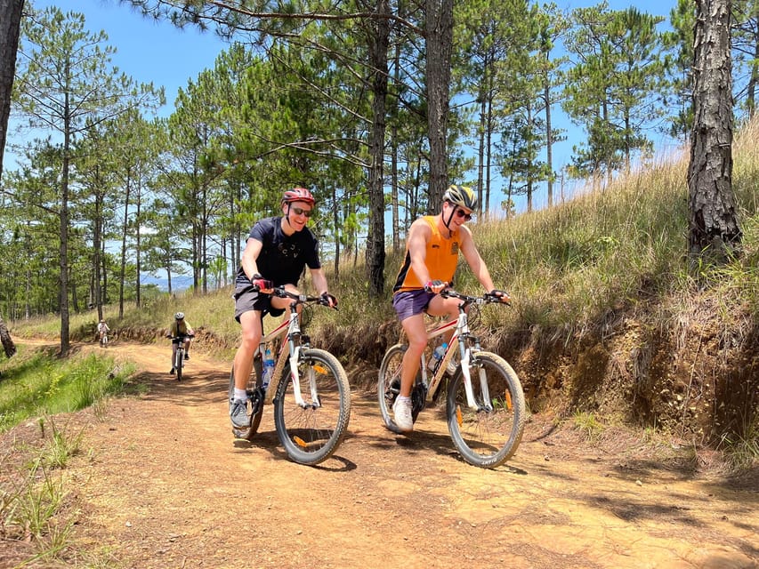 Dalat mountain biking tour - The later ride: mountain views and ending at Valley of Love
