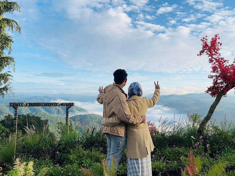 DaLat: Sunrise, Clouds, Peaceful Mornings from 4:00 to 10:00 - Tea village time: green tea hill views and wind turbines