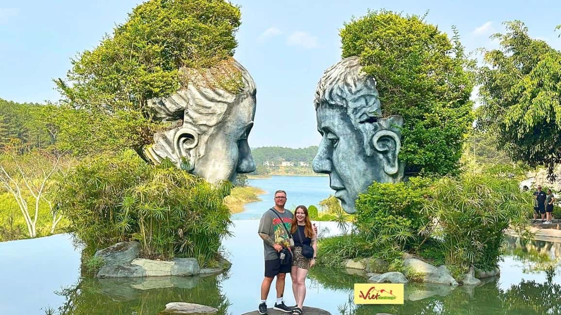 Dalat Top Tourists Sights - Waterfall & luge kart/Mario kart - Me Linh Coffee Plantation: coffee culture with real scenery