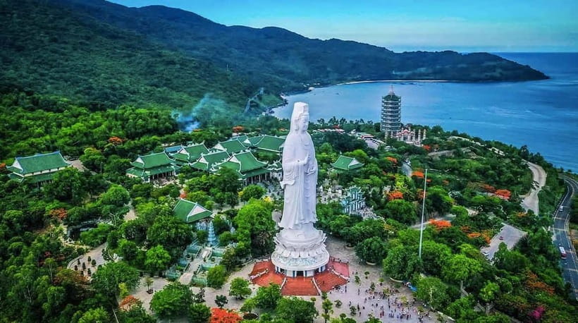 DaNang/HA: Lady Buddha, Marble Mountain & Am Phu Caves Tour - Lady Buddha at sunset-adjacent timing: why this stop lands for so many people