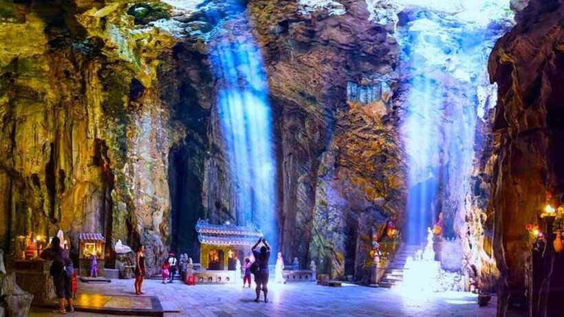 DaNang/HA: Lady Buddha, Marble Mountain & Am Phu Caves Tour - Am Phu Cave (Dong Am Phu): what the Hell Cave concept is really like