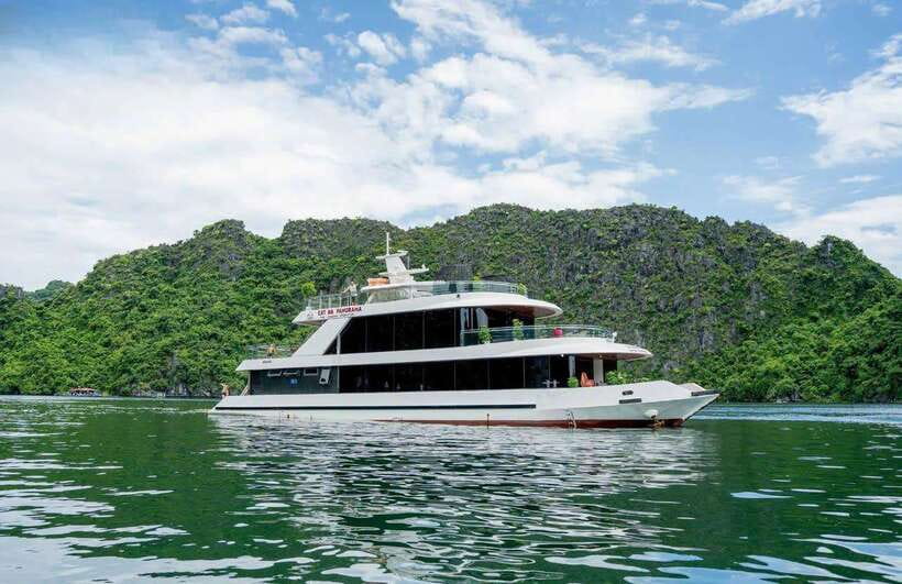 D'Charme Luxury Day Cruise Discover the Stunning Lan Ha Bay - Kayaking through hidden lagoons and limestone karsts