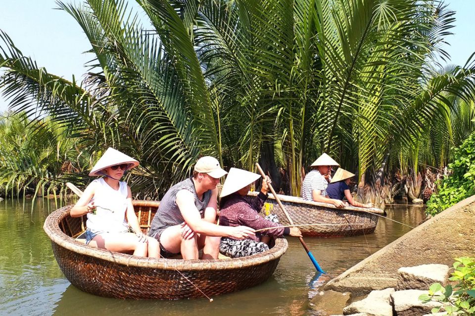 Experience Bamboo Basket Boat on Coconut village w Locals - Bamboo Basket Boats on the Thu Bon: a real village rhythm