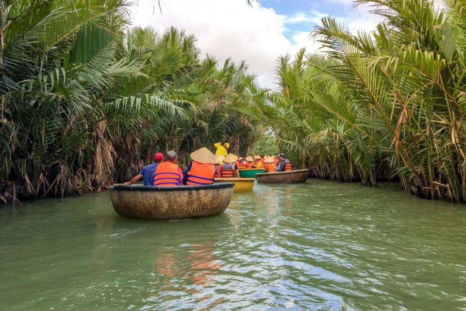 Experience Bamboo Basket Boat on Coconut village w Locals - Bay Mau Coconut Forest: what the ride looks like in motion