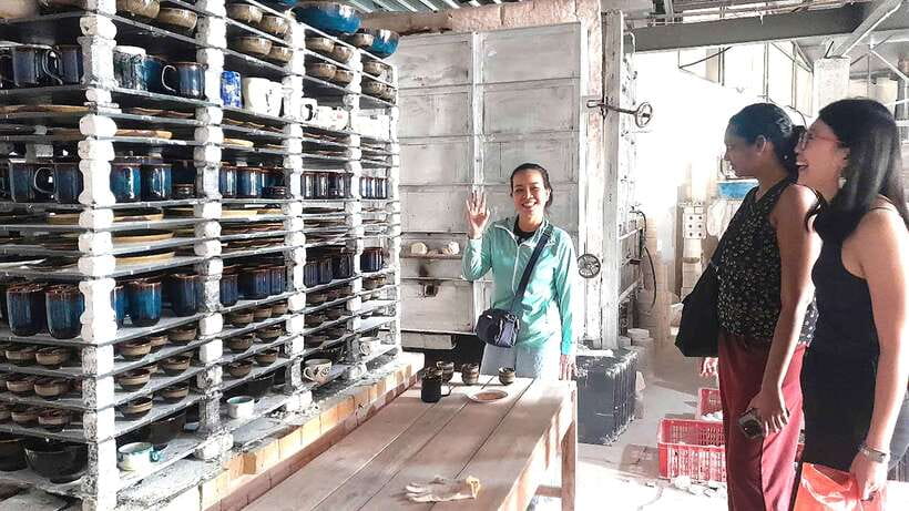 Explore Bat trang village & Ceramics factories / local guide - Hanoi pickup at 115 P. Hàng Gai and the ride out to Dong Bac