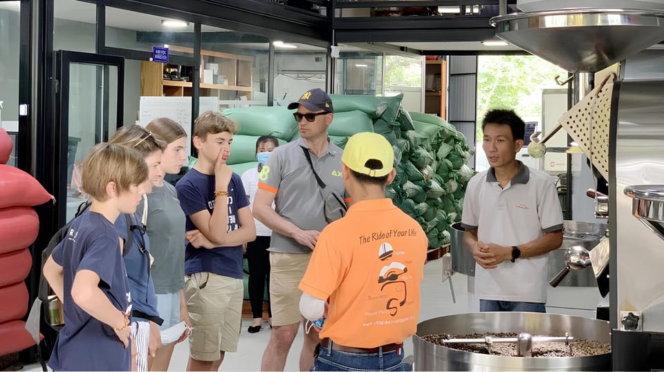 Exploring Vietnamese Coffee Culture, Coffee Making in Hoi An - What the workshop feels like: music, cookies, and a small-group pace