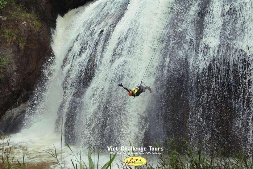 Extreme ZIPLINE 1500M & CANYONING in DA LAT - Stop-by-Stop: Datanla Waterfall, Lunch, and the Main Activity Block