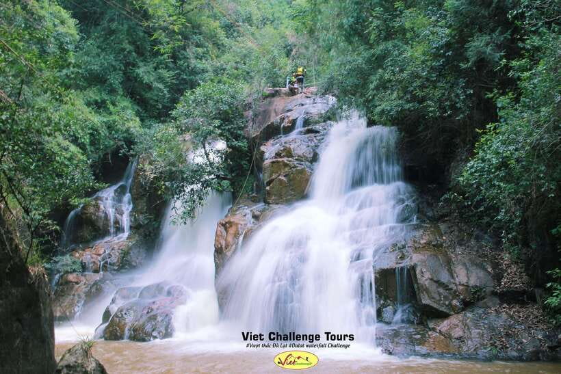 Extreme ZIPLINE 1500M & CANYONING in DA LAT - Safety Gear, English Guidance, and the Training That Helps
