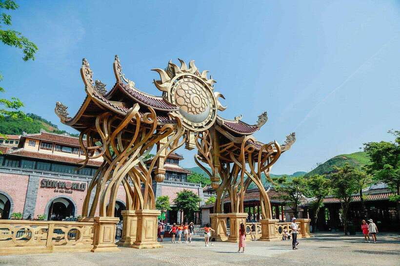 From Da Nang/Hoi An: Ba Na Hills and Golden Bridge Day Trip - The French Village: European architecture + a big entertainment lineup