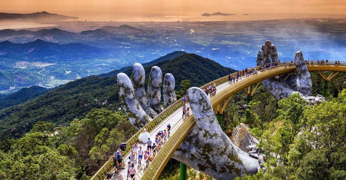 From Da Nang/Hoi An: Ba Na Hills Golden Bridge small group - Le Jardin d’Amour and flower garden time that doesn’t feel rushed