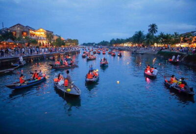From Da Nang: Hoi An City Tour W Boat Ride - Lantern Release - Cam Thanh Coconut Village: bamboo basket boats and traditional fishing