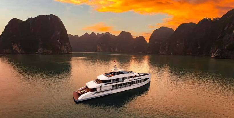 From Ha Long: Luxury Symphony Day Cruise with 2 Jacuzzi Pool - Sung Sot (Surprise) Cave: what you’re really paying for