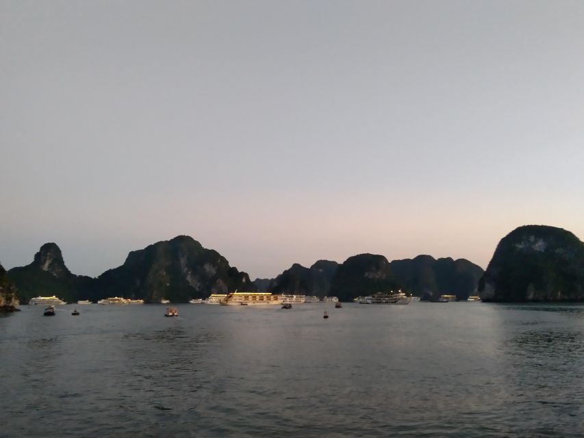 From Ha Noi - Fullday Trip Ha Long Bay - Sunset sailing and the onboard snack party on the way back