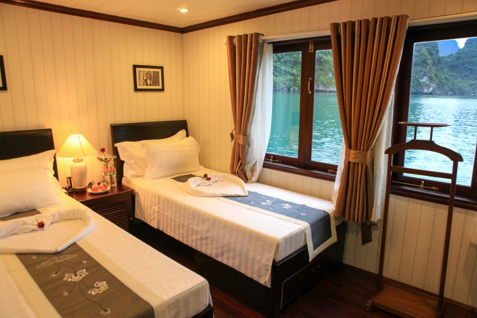 From Hanoi: 2-Day & 1 Night Halong Bay Tour - Luon Cave Area: Kayaking or Bamboo-Boat Style, Plus Time to Swim