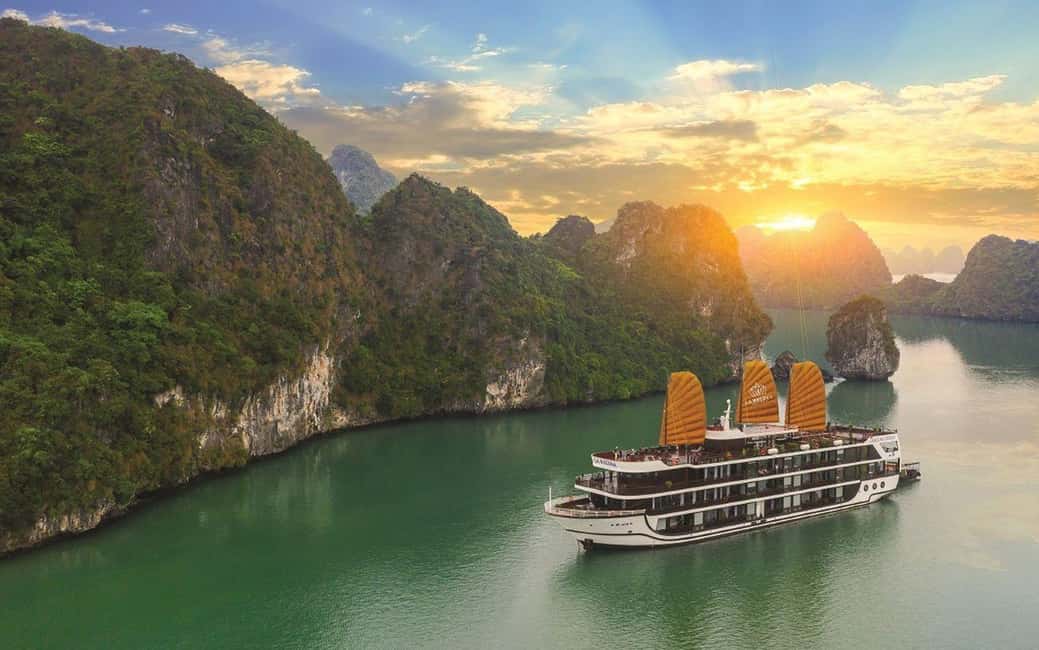 From Hanoi: 3D2N Ninh Binh & Ha Long - Lan Ha Bay Cruise - Day 1: Hoa Lu Temple, a rural bike ride, and Mua Caves over Tam Coc