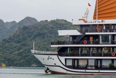 From Hanoi: 3D2N Ninh Binh & Ha Long - Lan Ha Bay Cruise - Day 2: Tuan Chau harbor check-in, Lan Ha kayaking, cave boats, and sunset rituals