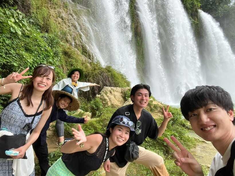 From Hanoi: Ban Gioc Waterfall - Local Villages 2nights/1day - Truc Lam Zen Monastery and the panoramic build-up to the falls