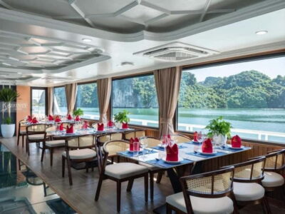 From Hanoi: Cat Ba Island and Lan Ha Bay Cruise Day Trip - Boarding at Beo Harbour: What the Crew Sets Up
