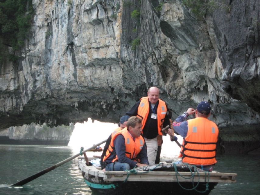 From Hanoi: Ha Long Bay 3-Day 5 Star Cruise with Balcony - Day 1 itinerary magic: Sung Sot Cave then Titov Island swim